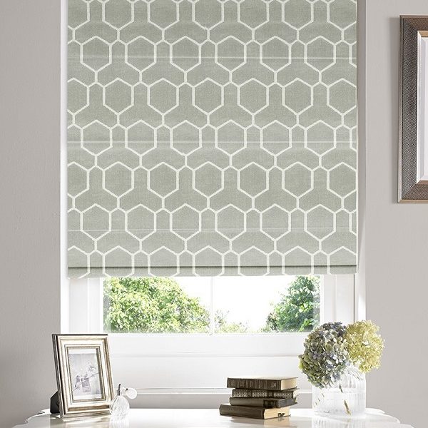 Nova Silver Roman Blind